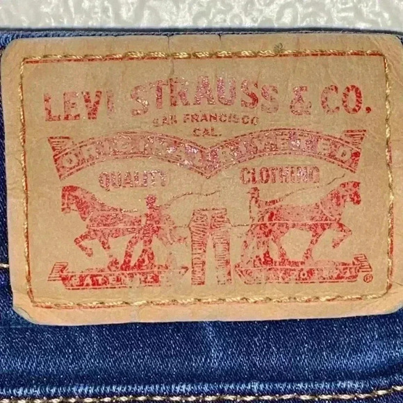 Women’s Dark Wash Levi’s Jeans Style 715 Size 30W 30L - Picture 5 of 8